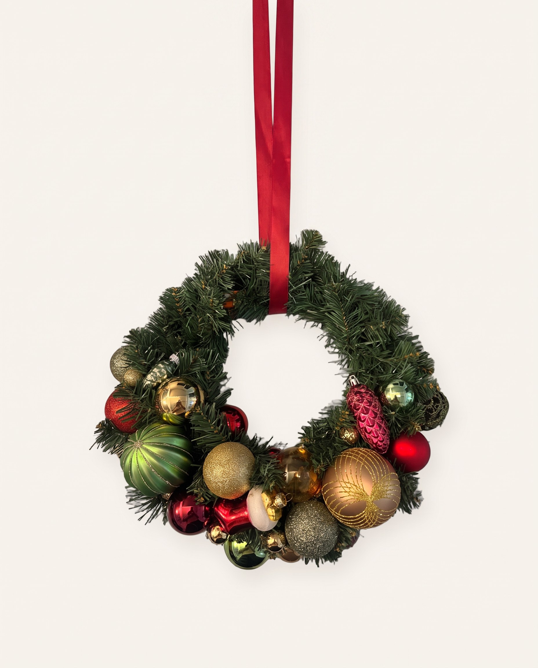 Handgemaakte kerstkrans Kerstpracht