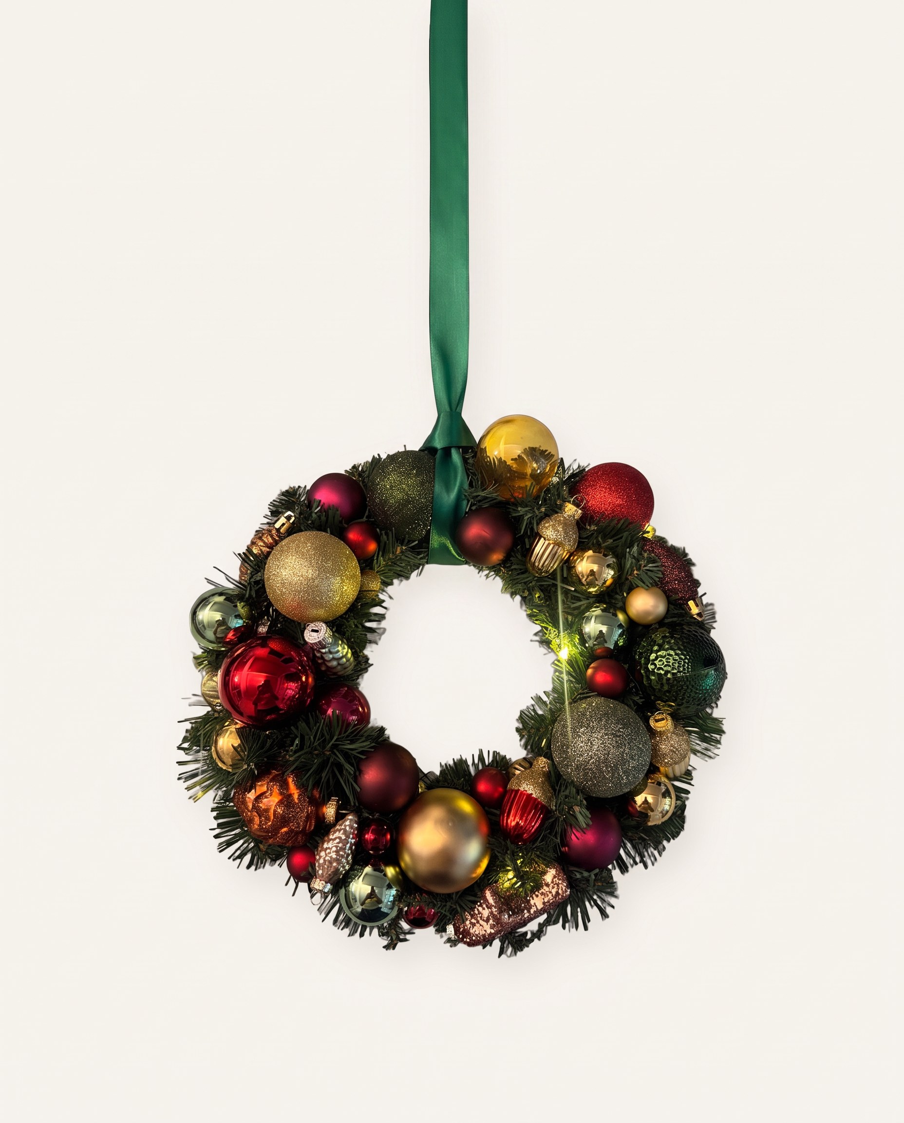Handgemaakte kerstkrans Kerstmagie